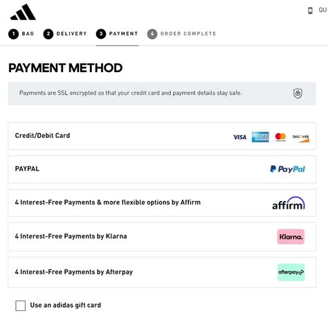 does adidas have afterpay.